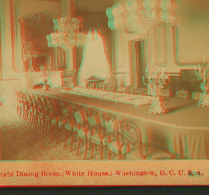 The State Dining Room, (White House,) Washington, D.C., U.S.A. 1859?-1910?