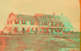 Kimballs's pleasant beach house, Cohassett, Mass. 1859?-1885?