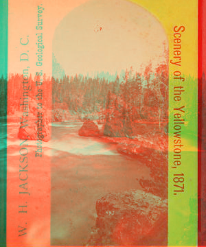 Rapids above the falls of the Yellowstone. 1870-1871 1871