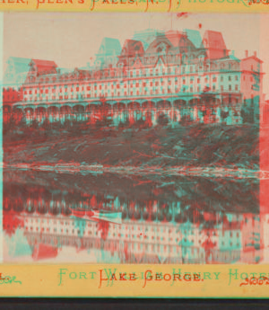 Fort William Henry Hotel, Lake George. [1870?-1885?]