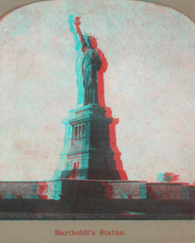 Bartholdi's statue [the Statue of Liberty]. 1865?-1910?