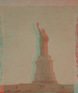 Bartholdi Statue, New York [The Statue of Liberty]. 1865?-1910?