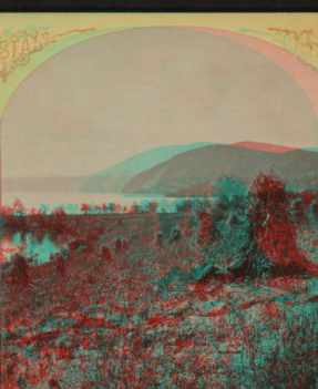 Rogers Rock from Baldwin, Lake George. [1870?-1885?]