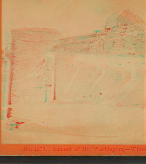 Summit of Mt. Washington, Winter. 1864?-1892?