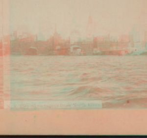 N.Y. City skyscrapers form North River. [1858?-1915?]