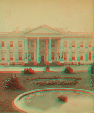 White House from north, Washington, D.C. 1859?-1910?