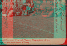 Making a Touchdown -- Princeton Football Team, Champions of '93. 1870?-1905? 1893