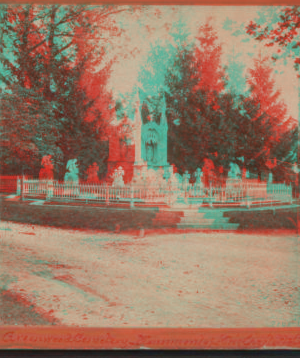 Monument of Miss Charlotte Canda, Battle Avenue. [1865?-1880?]