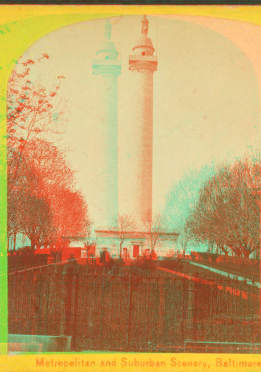 Washington Monument, Mt. Vernon and Washington Place. 1858?-1890?