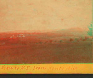 View north-east from Kent's Hill. 1870?-1885?