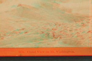 Cloud View on Mt. Washington. 1864?-1892?