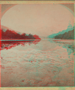 New York State. The inlet, Upper Ausable [Au Sable] Pond. 1865?-1885?