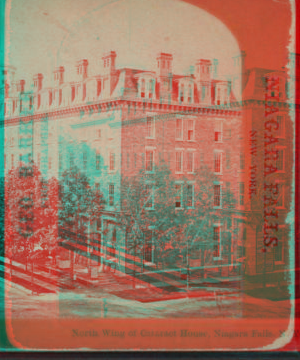 North wing of Cataract House, Niagara Falls, N. Y.. 1865?-1880?