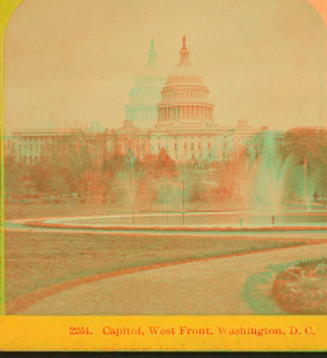 Capitol, West Front, Washington, D.C. [ca. 1872] 1859?-1905?