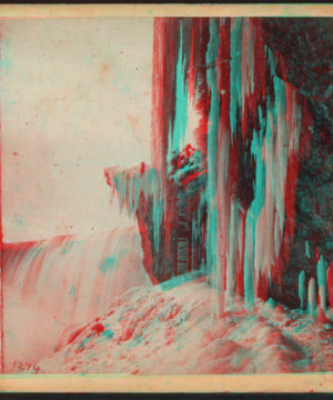 [Icicles in the Falls.] 1860-1875?