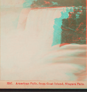 American Falls, from Goat Island, Niagara Falls. 1870?-1902