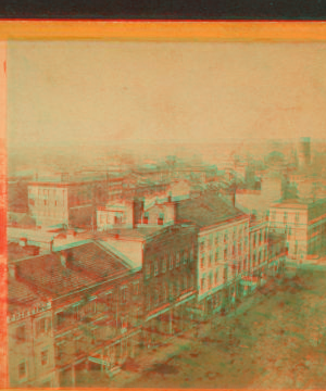 [Bird's eye view of Savannah.] 1867?-1880?