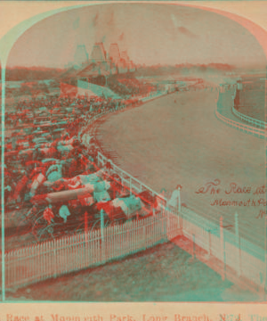 The Race at Mammoth Park, Long Branch, N.J. [ca. 1885] 1860?-1890?