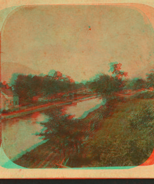 View on the Pennsylvania Canal from Rockwellís Station on the Pa. R. R., looking east. 1860?-1870?