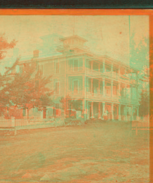 Hotel at West Pittston. 1860?-1900?