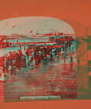 Coney Island Beach. [1865?]-1919