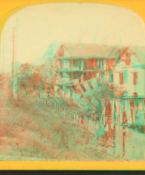 [View of damaged buildings.] 1870?-1885? 1870