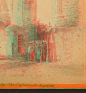 City gates. St. Augustine, Florida. 1868?-1905? 1886