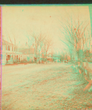 Main Street, Sandwich, Mass., from opposite Central House. 1863?-1885?