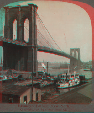 Brooklyn Bridge, New York. c1908 [1867?-1910?]