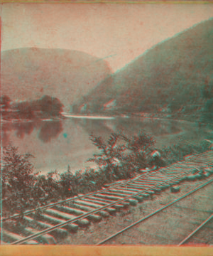 Water Gap from the rail road. [1860?]-1902