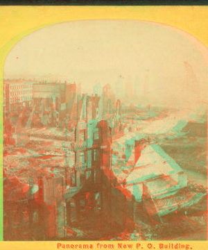 Panorama from new P.O. building. 1872