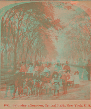 Saturday afternoon, Central Park, New York, U.S.A. [1860?-1905?]