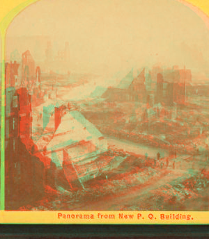 Panorama from new P.O. building. 1872