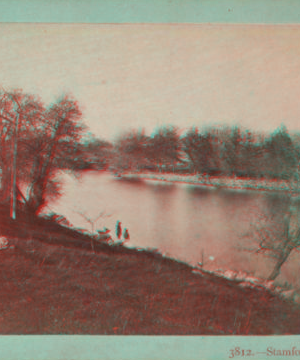 River at Stamford. [1865?-1870?]