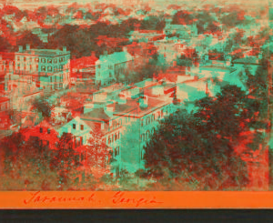 Bird's eye view of Savannah, Ga. 1867?-1880? ca. 1880