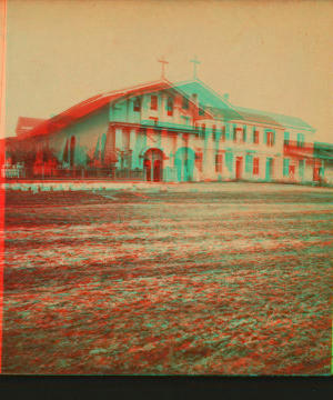 San Jose, California. [View of a church.] 1870-1873 1868?-1885?