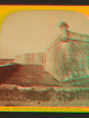 The Old Spanish Fort, (West side). [ca. 1870] 1868?-1890?