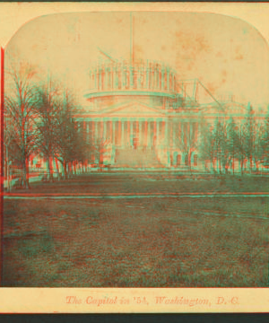 The Capitol in '54, Washington, D.C.. 1854-1860? 1854-1860