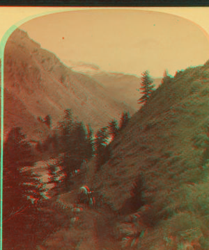 Grand Canyon of the Yellowstone, Yellowstone National Park. 1881-1889