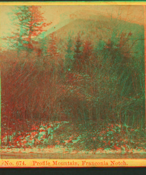 Profile Mountain, Franconia Notch. [1864] 1858?-1890?