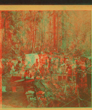 Camping Out, California. [no. 970] 1870?-1910? 1870-1910