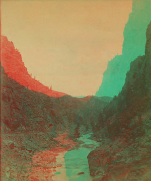 Black Canon [Canyon] of the Gunnison. 1865?-1890?