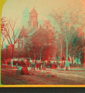 View of the Court House, Lowell, Mass. 1865?-1885?