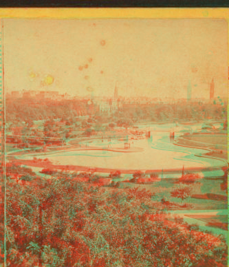 [General view of the Public Garden.] 1865?-1890?