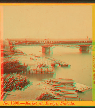 Market Street bridge, Philadelphia. 1865?-1907