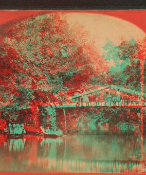 On the Wissahickon, Philadelphia, Penn. (Old Log Cabin Park) 1860?-1885?