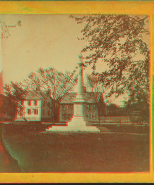 Soldiers' monument. 1865?-1905?