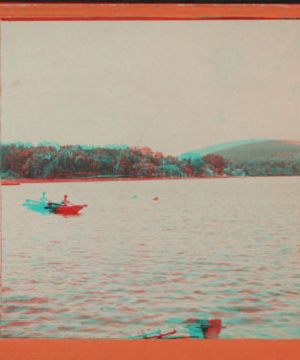 [Boating on Lake Mahopac.] [1870?-1891?]