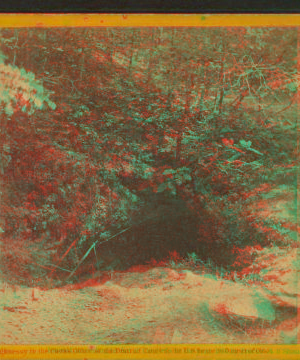 Mouth of the cave. 1866