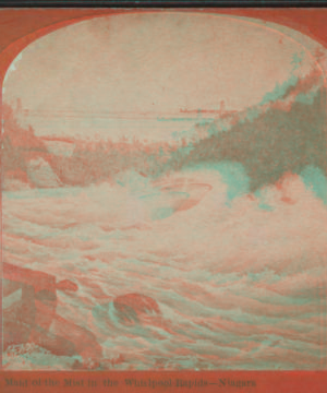 The Maid of the Mist in the Whirlpool Rapids, Niagara. 1865?-1880?